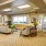 a large room with a couch and chairs