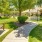a bench in a yard