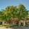 a building with trees in front